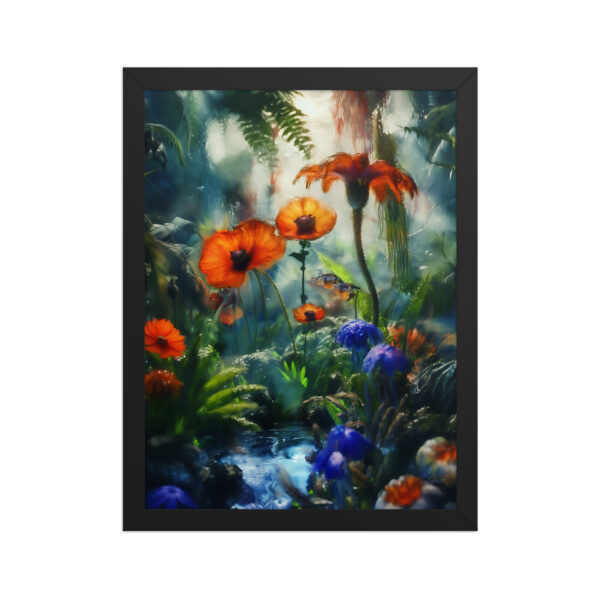 “Waldblüten” – Gerahmtes Poster