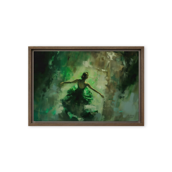 “Tanz der Tiefe” – Leinwanddruck gerahmt