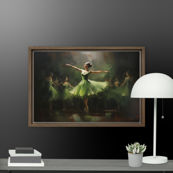 “Tanz im Rampenlicht” – Leinwanddruck gerahmt