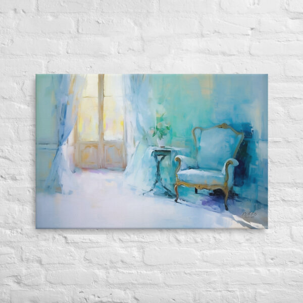 “Blauer Salon” – Leinwanddruck