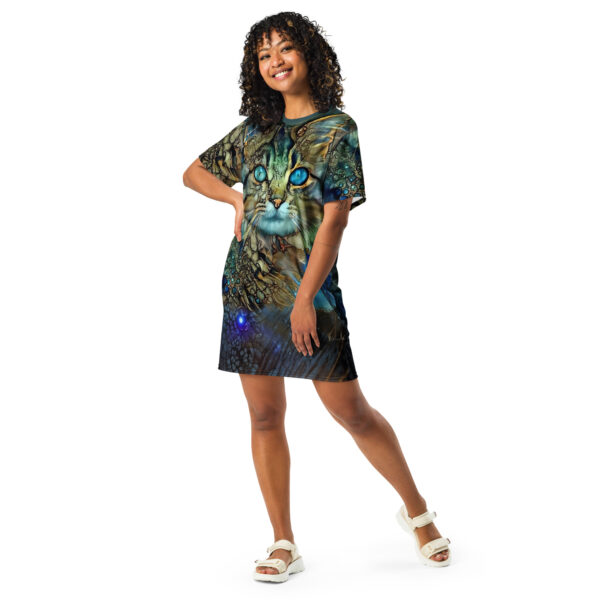 “Dreamcat” – Allover-T-Shirt-Kleid