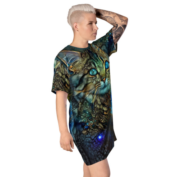 “Dreamcat” – Allover-T-Shirt-Kleid