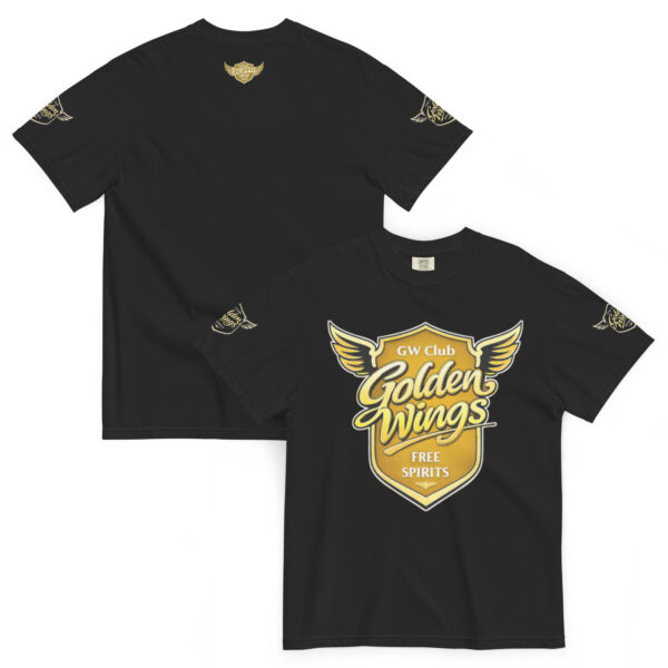 “Golden Wings” Schweres textilgefärbtes T-Shirt | Colors 1717