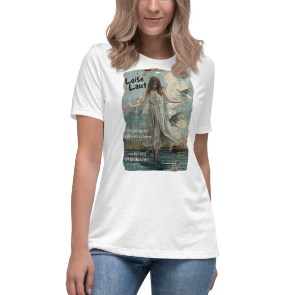 “LEISE LAUT” – Lockeres Damen-T-Shirt | Bella + Canvas 6400