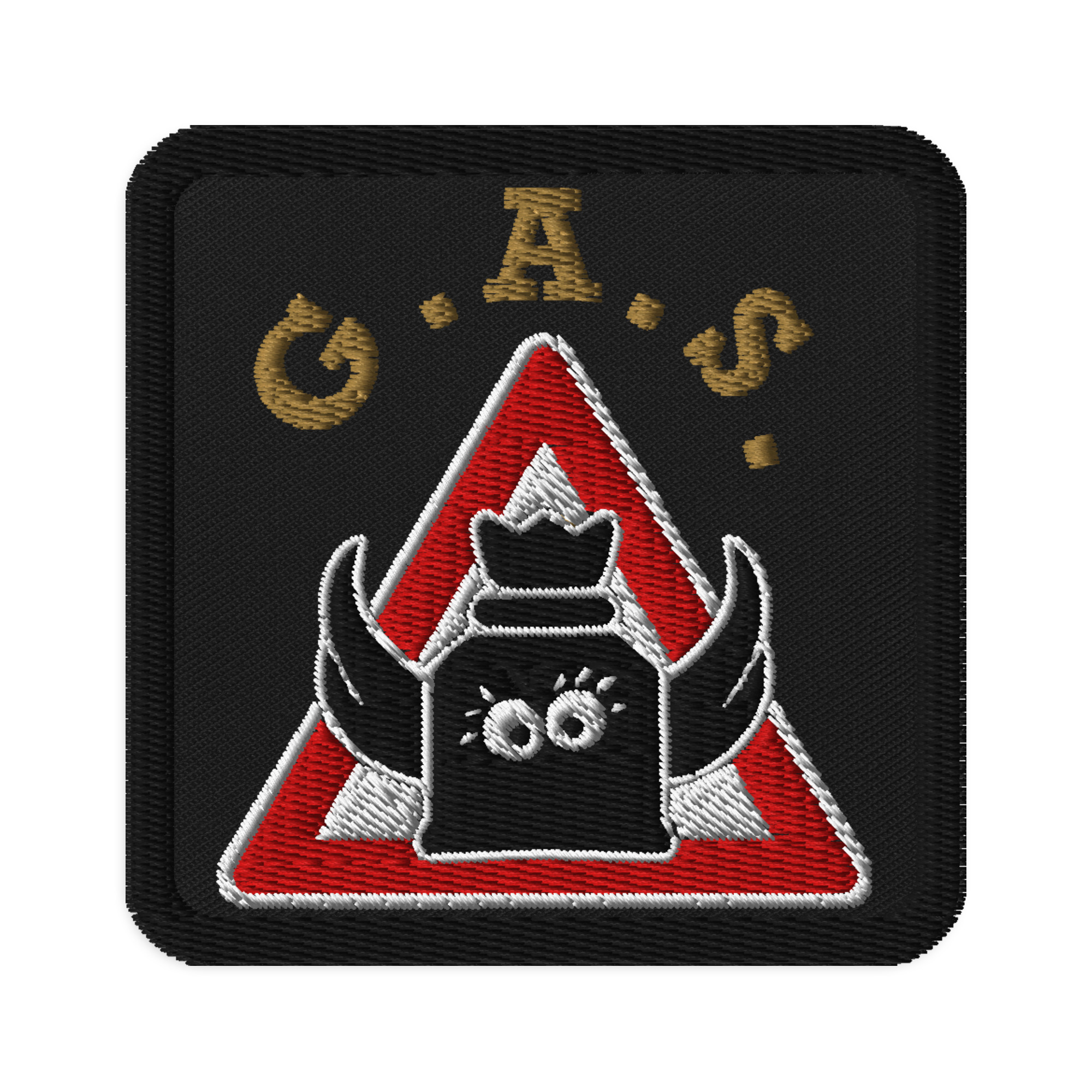 Für ALLE, die sich G.A.S. auf die Joppe nähen wollen, ist dieser gestickte Aufnäher vom G.A.S.-Goldwing Club.