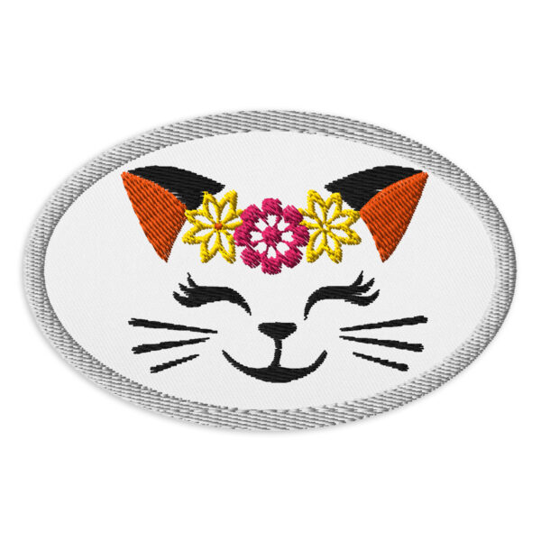 Purrcat Patch Oval B