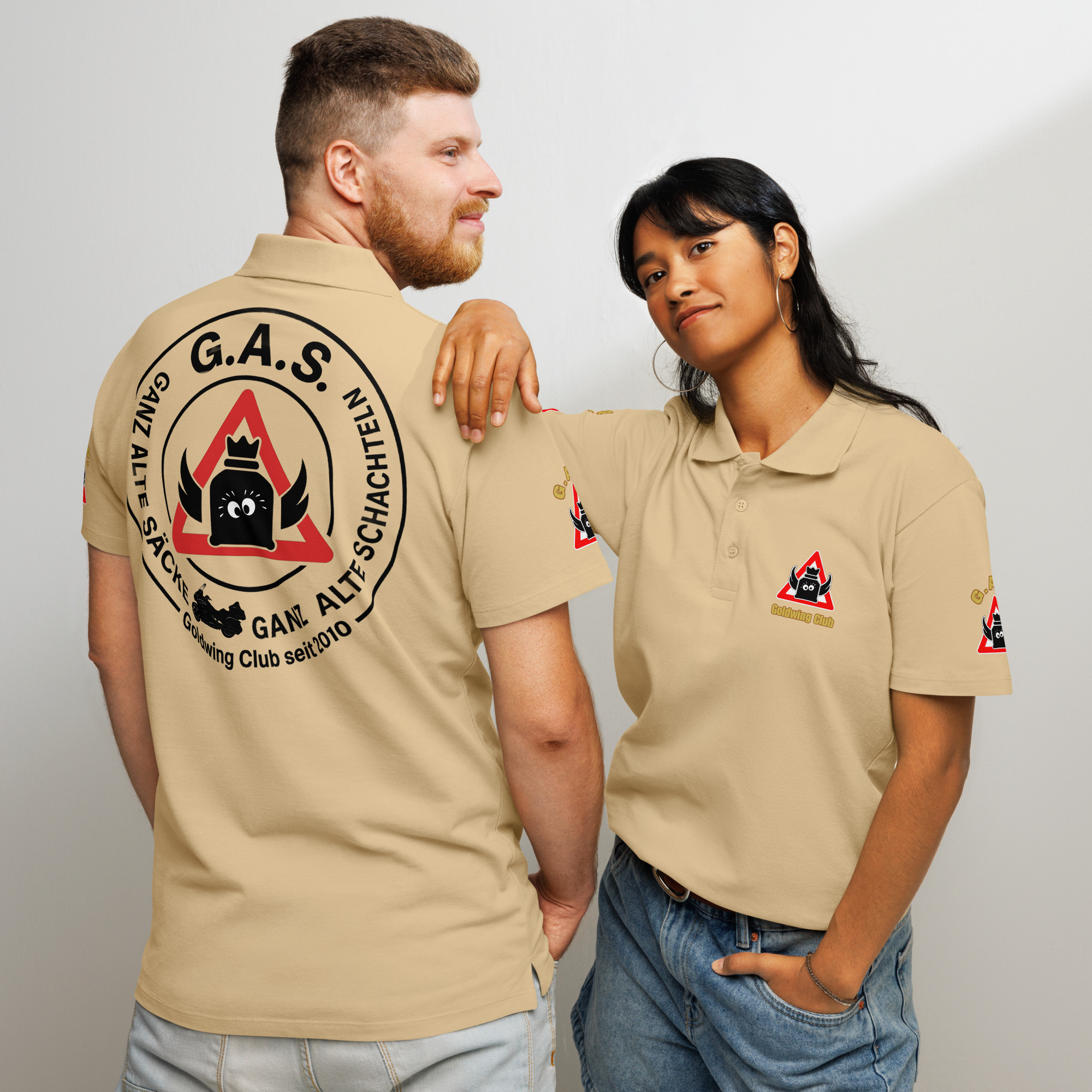 G.A.S. Club-Poloshirt für Treffen, Events und Ausfahrten. Hochwertige Verarbeitung, exklusiv für Mitglieder.