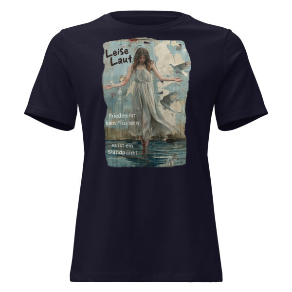 “LEISE LAUT” – Lockeres Damen-T-Shirt | Bella + Canvas 6400