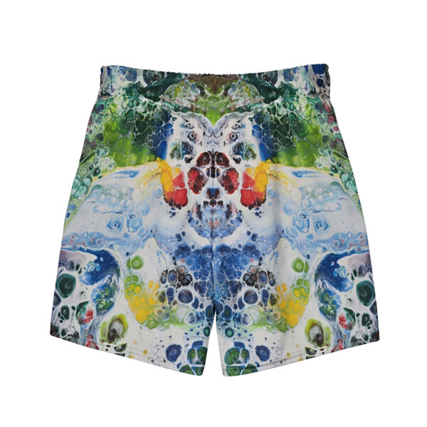 “CellArt” – Recycelte Schwimmshorts mit Allover-Druck