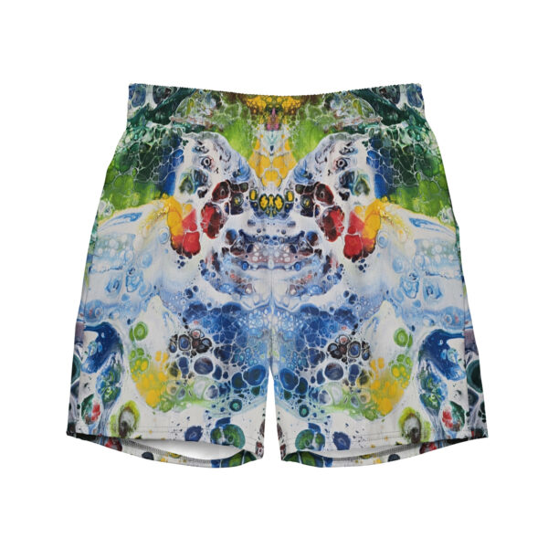“CellArt” – Recycelte Schwimmshorts mit Allover-Druck
