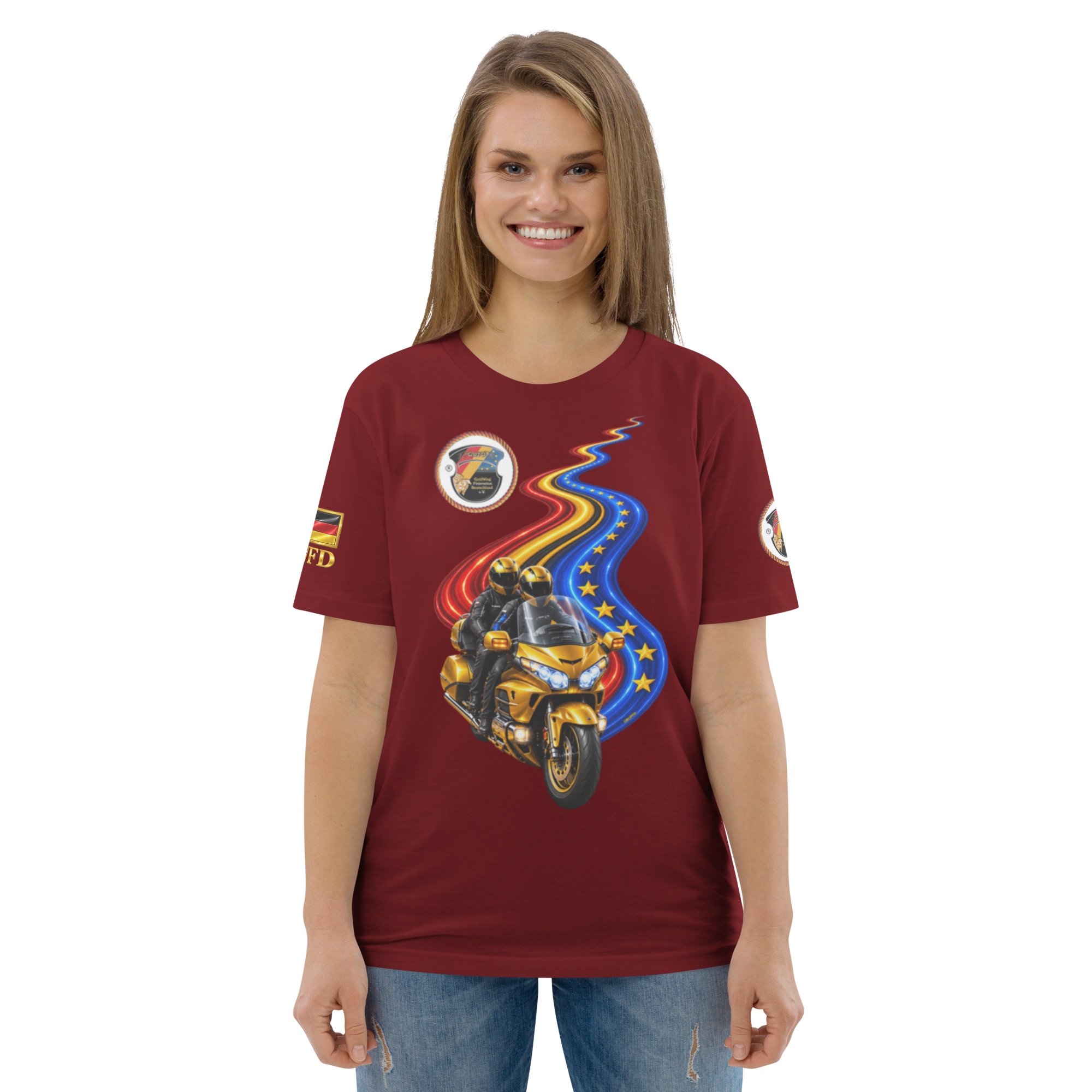 unisex-organic-cotton-creator-2.0-t-shirt-burgundy-front-6a8dfec6105ce