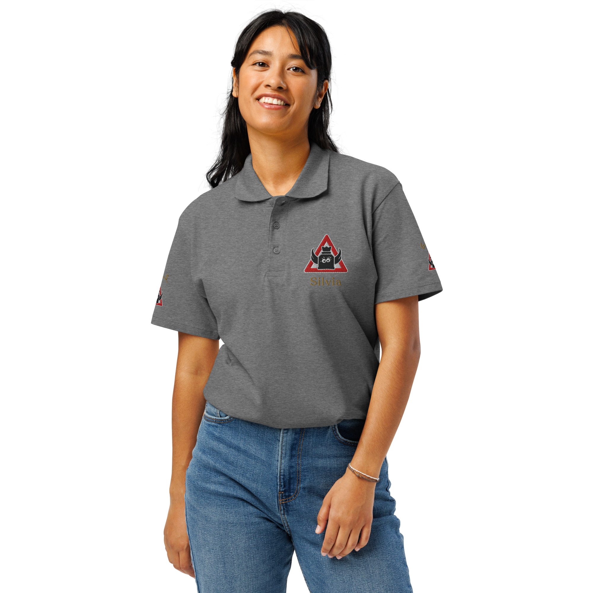 unisex-premium-pique-polo-shirt-grey-melange-front-6a897340e637e.jpg