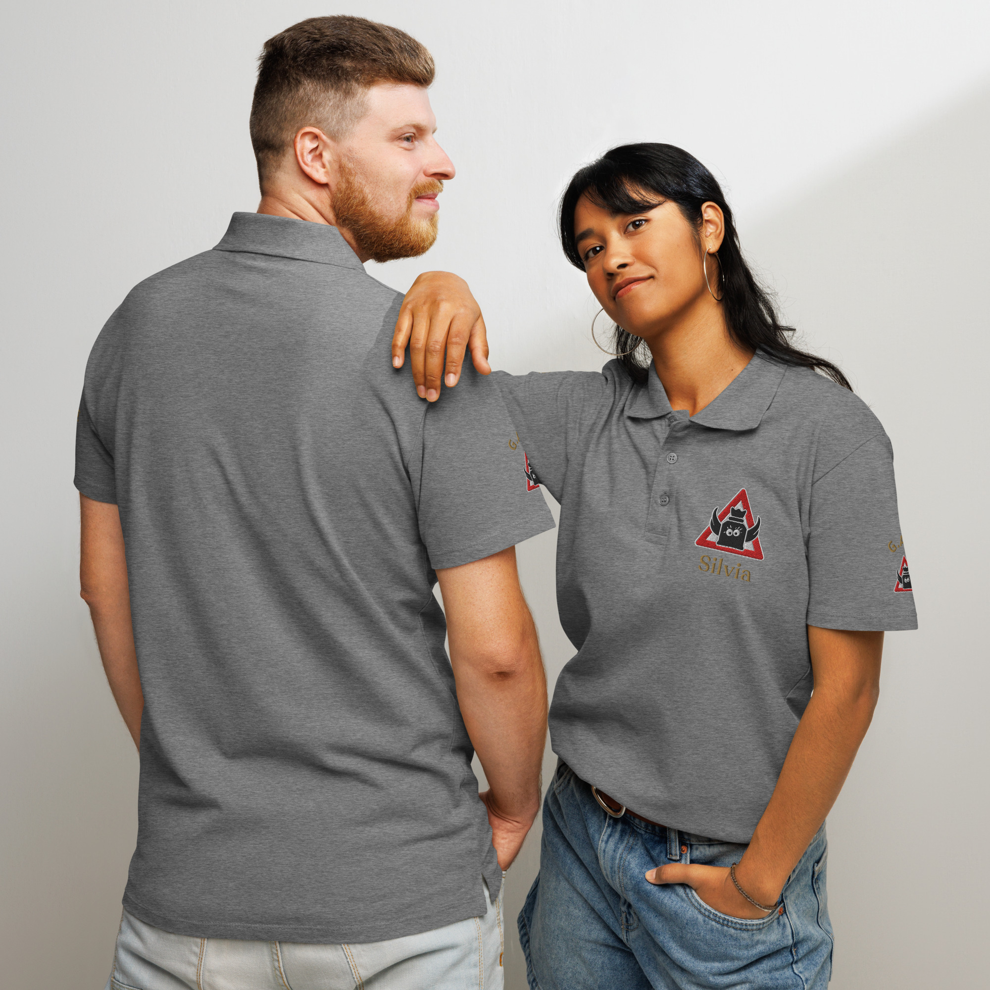 unisex-premium-pique-polo-shirt-grey-melange-front-and-back-6a8860852a3bc.jpg