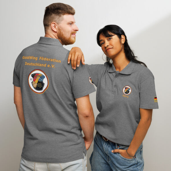 “GWFD” Premium Unisex Piqué-Poloshirt | Harry