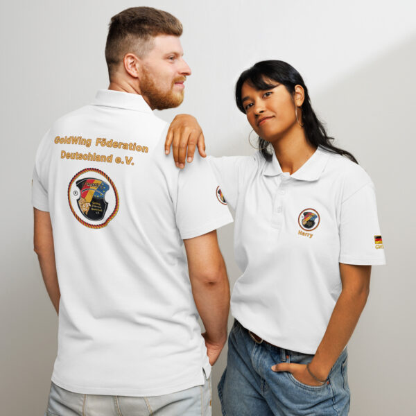 “GWFD” Premium Unisex Piqué-Poloshirt | Harry